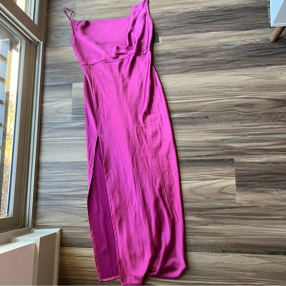 Princess Polly pink silky dress!
